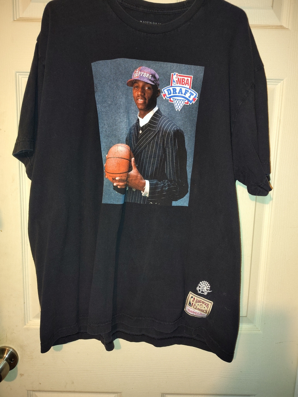 Mitchell & Ness Black NBA Draft Graphic Tee